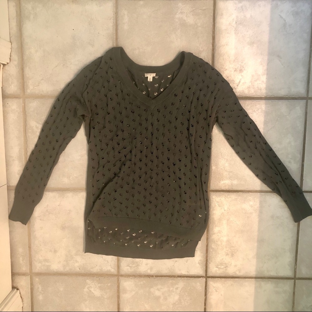 Green sweater
